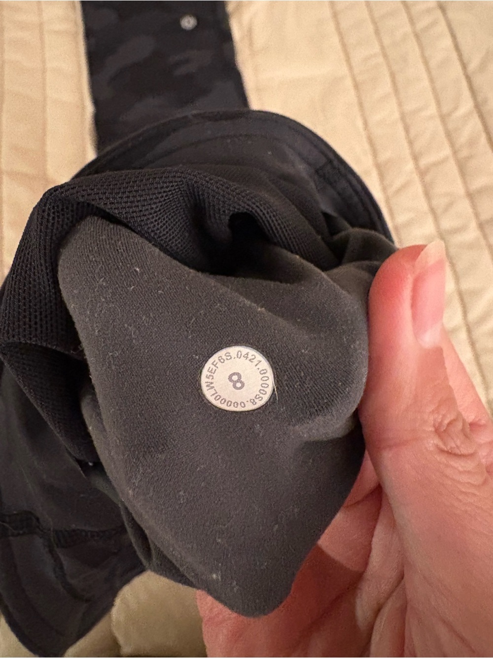 Lululemon Black Camo Base Pace High-Rise Leggings 25” - Picture 7 of 8